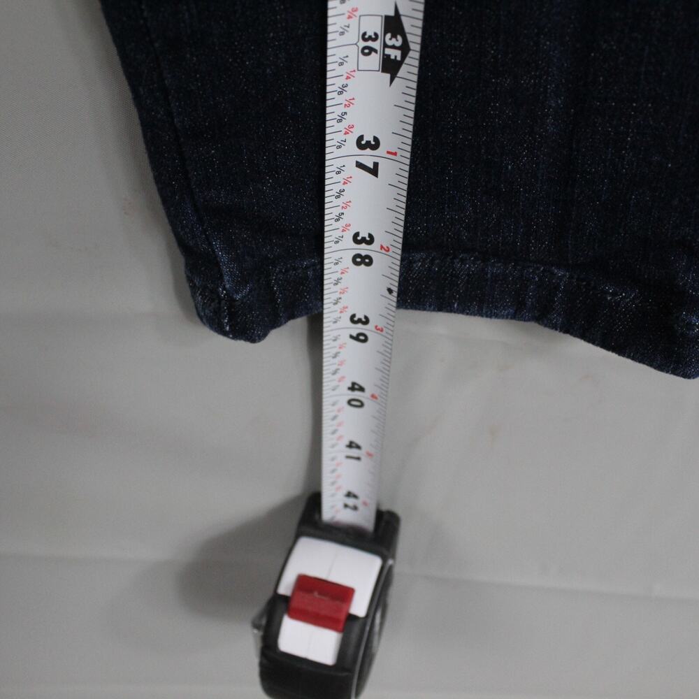 Sezane Jeans Womens 29 Brut Sexy Straight Slim Blue Quiet Luxury Minimalist - Picture 15 of 16